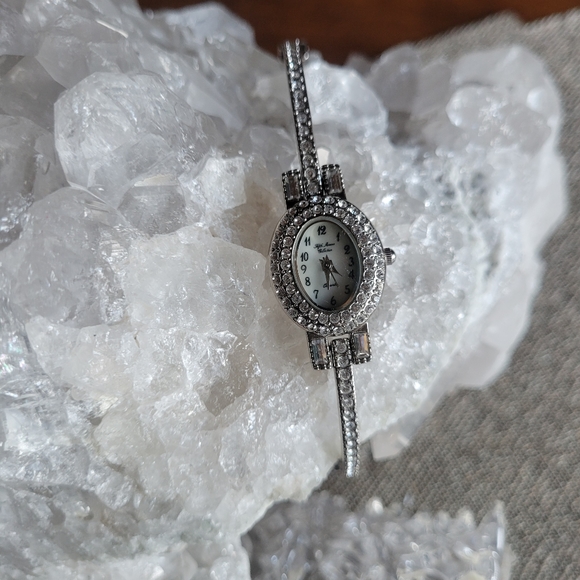 Vintage fifth Avenue jewelry Swarovski crysyal watch - Picture 6 of 10